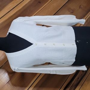 New! Charter Club Luxury Cashmere Balloon Sleeve Cardigan